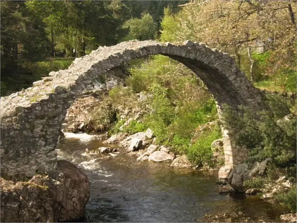 The Bridge of Carr, built in 1717, Carrbridge, Inverness-shire, Highlands