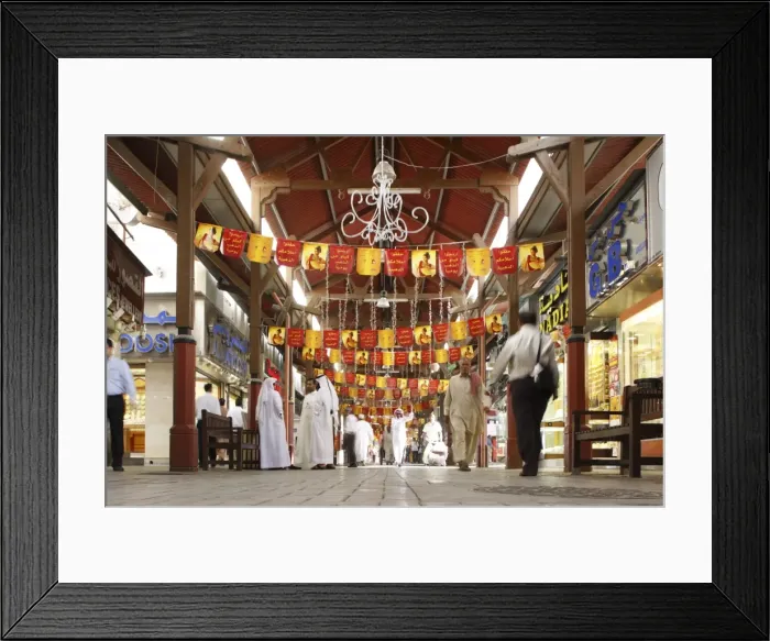 Framed Print : Gold Souk in Dubai, United Arab Emirates, Middle East Framed Print : Gold Souk in Dubai, United Arab Emirates, Middle East