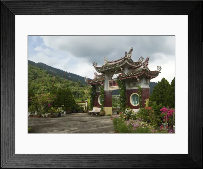 Framed Print : Gateway in the grounds of Kek Lok Si Buddhist temple, Air Itam, Georgetown Framed Print : Gateway in the grounds of Kek Lok Si Buddhist temple, Air Itam, Georgetown