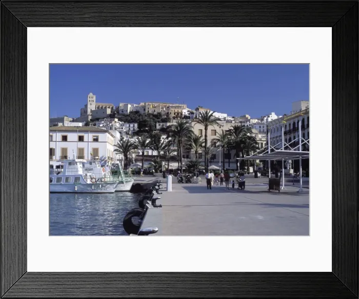 Framed Print : Harbour, Ibiza, Balearic Islands, Spain, Mediterranean, Europe Framed Print : Harbour, Ibiza, Balearic Islands, Spain, Mediterranean, Europe