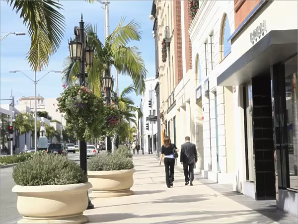 Rodeo Drive, Beverly Hills, Los Angeles, California, United States of America