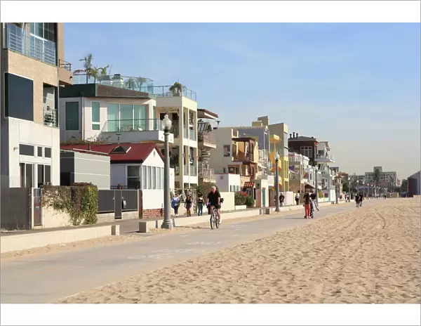 Santa Monica, Beach Houses, Promenade, Los Angeles, California, United States of America