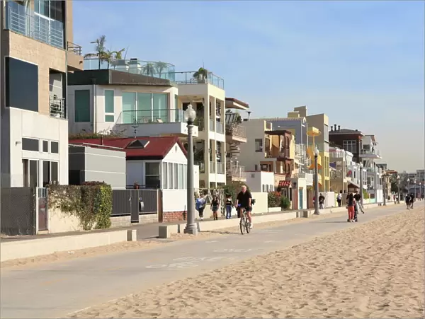 Santa Monica, Beach Houses, Promenade, Los Angeles, California, United States of America