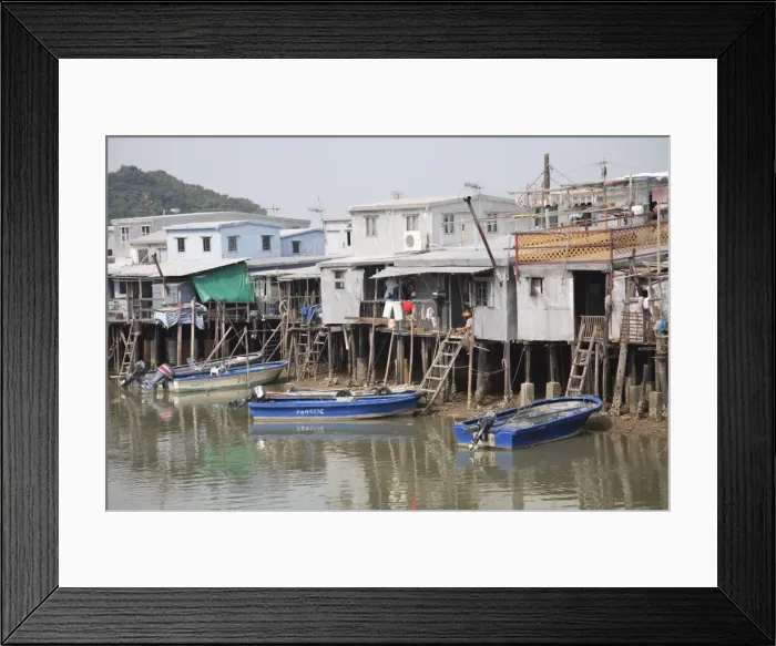 Framed Print : Stilt Houses, Tai O Fishing Village, Lantau Island, Hong Kong, China, Asia Framed Print : Stilt Houses, Tai O Fishing Village, Lantau Island, Hong Kong, China, Asia