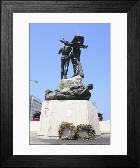 Framed Print : Martyrs Statue, Martyrs Square, Downtown, Beirut, Lebanon, Middle East Framed Print : Martyrs Statue, Martyrs Square, Downtown, Beirut, Lebanon, Middle East