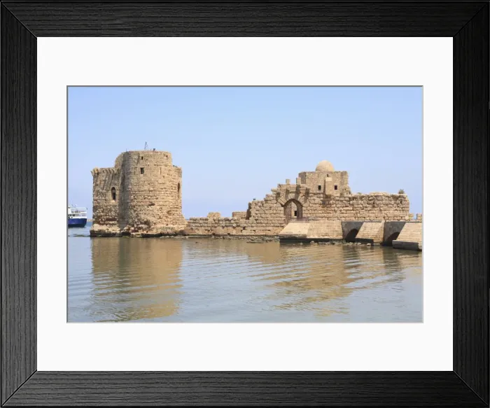 Framed Print : Crusader Sea Castle, Sidon, Lebanon, Middle East Framed Print : Crusader Sea Castle, Sidon, Lebanon, Middle East
