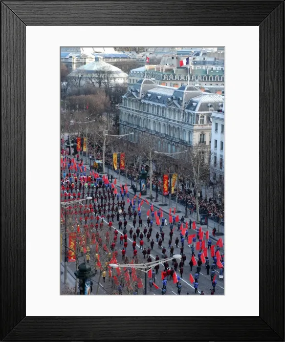 Framed Print : Chinese New Year parade, Paris, France, Europe Framed Print : Chinese New Year parade, Paris, France, Europe