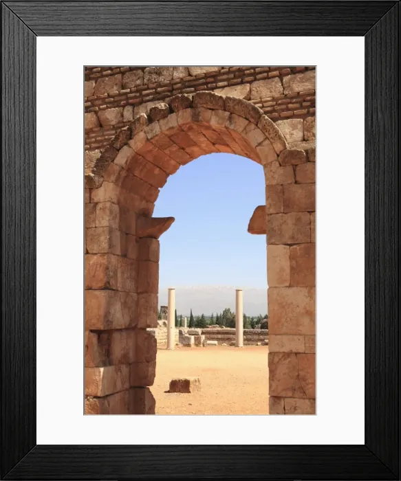 Framed Print : Umayyad period ruins, Aanjar, UNESCO World Heritage Site, Bekka Valley Framed Print : Umayyad period ruins, Aanjar, UNESCO World Heritage Site, Bekka Valley
