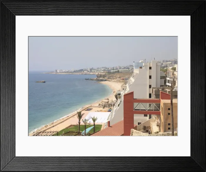 Framed Print : Beach, Byblos, Jbail, Lebanon, Middle East Framed Print : Beach, Byblos, Jbail, Lebanon, Middle East
