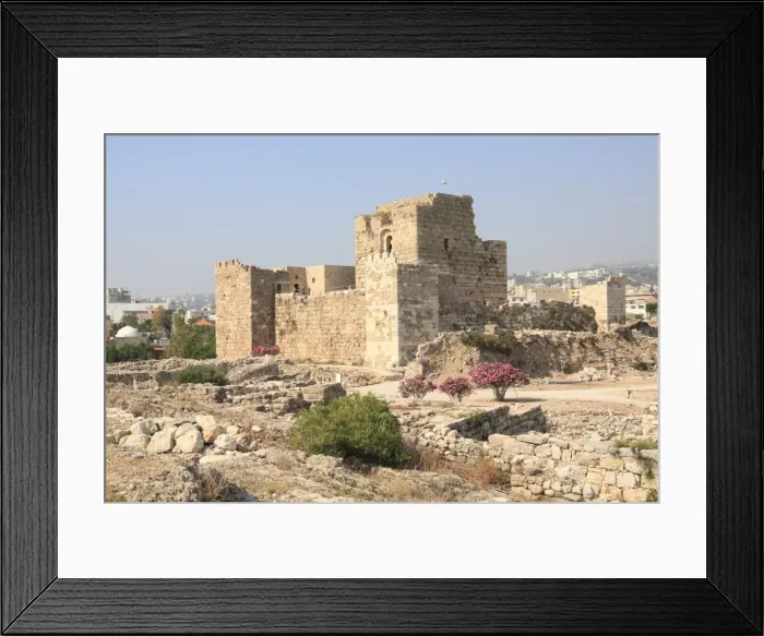 Framed Print : Crusader Castle, Ancient ruins, Byblos, UNESCO World Heritage Site, Jbail Framed Print : Crusader Castle, Ancient ruins, Byblos, UNESCO World Heritage Site, Jbail