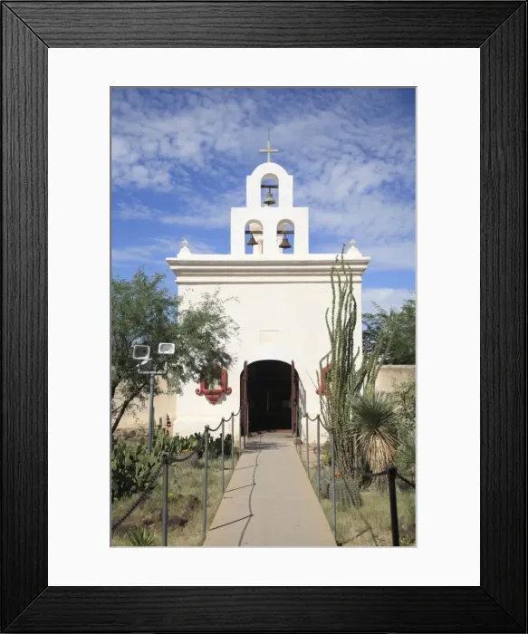 Framed Print : Chapel, San Xavier del Bac Mission, Tucson, Arizona, United States of America Framed Print : Chapel, San Xavier del Bac Mission, Tucson, Arizona, United States of America