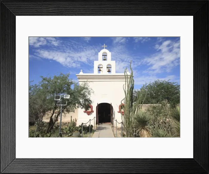Framed Print : Chapel, San Xavier del Bac Mission, Tucson, Arizona, United States of America Framed Print : Chapel, San Xavier del Bac Mission, Tucson, Arizona, United States of America