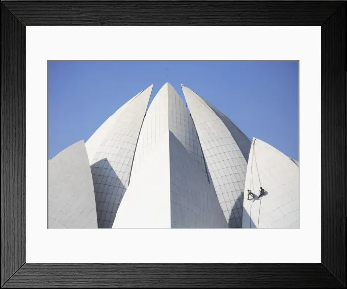 Framed Print : Lotus flower temple, Bahai Temple, New Delhi, India, Asia Framed Print : Lotus flower temple, Bahai Temple, New Delhi, India, Asia