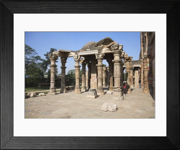 Framed Print : Madrasa, Qutab Minar, UNESCO World Heritage Site, New Delhi, India, Asia Framed Print : Madrasa, Qutab Minar, UNESCO World Heritage Site, New Delhi, India, Asia