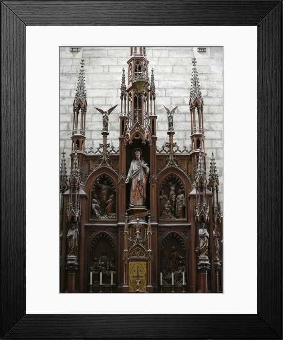 Framed Print : Retable in Sainte-Croix cathedral, Orleans, Loiret, France, Europe Framed Print : Retable in Sainte-Croix cathedral, Orleans, Loiret, France, Europe