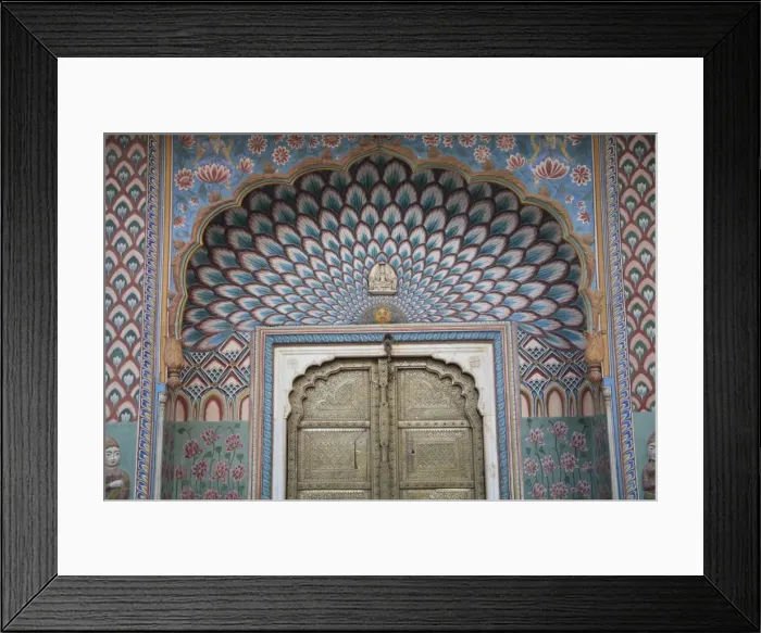 Framed Print : Door, City Palace, Jaipur, Rajasthan, India, Asia Framed Print : Door, City Palace, Jaipur, Rajasthan, India, Asia