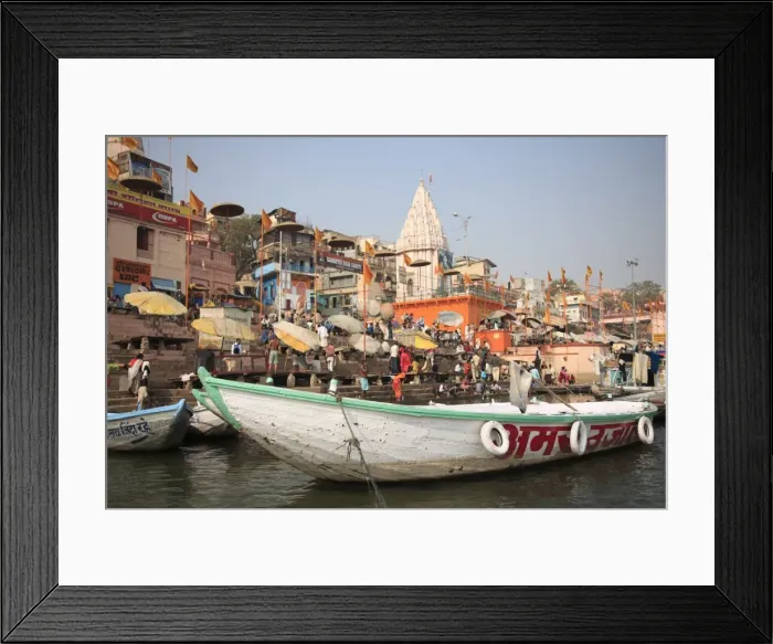Framed Print : Ghats, Varanasi, Uttar Pradesh, India, Asia Framed Print : Ghats, Varanasi, Uttar Pradesh, India, Asia