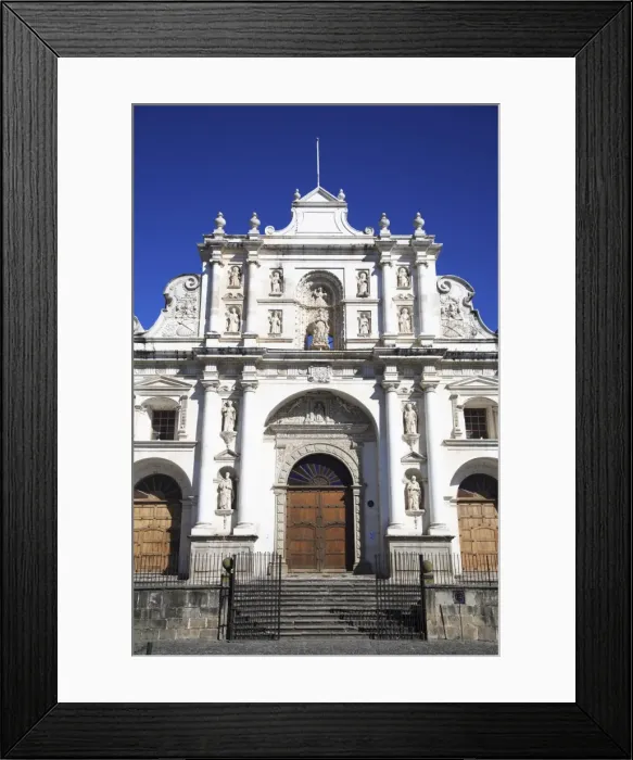 Framed Print : Catedral de Santiago (Santiago Cathedral), Antigua, UNESCO World Heritage Site Framed Print : Catedral de Santiago (Santiago Cathedral), Antigua, UNESCO World Heritage Site