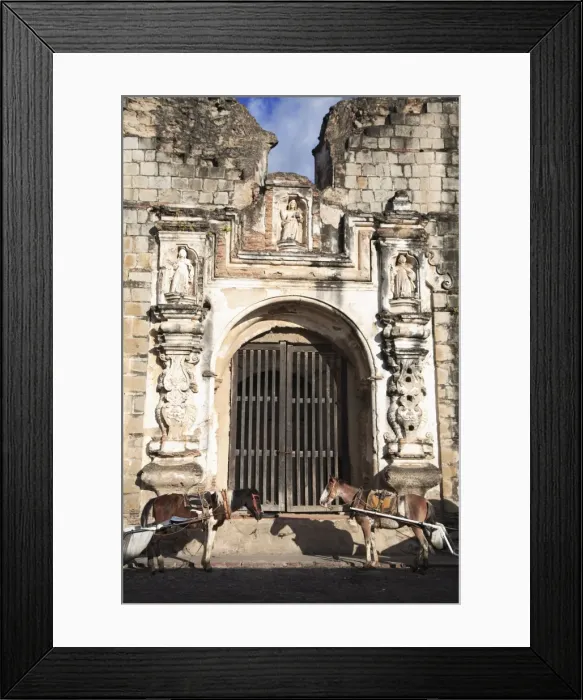 Framed Print : Ruins of colonial architecture destroyed by earthquake, Antigua, UNESCO World Heritage Site Framed Print : Ruins of colonial architecture destroyed by earthquake, Antigua, UNESCO World Heritage Site