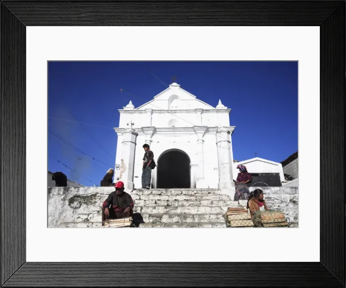 Framed Print : Church, Chichicastenango, Guatemala, Central America Framed Print : Church, Chichicastenango, Guatemala, Central America