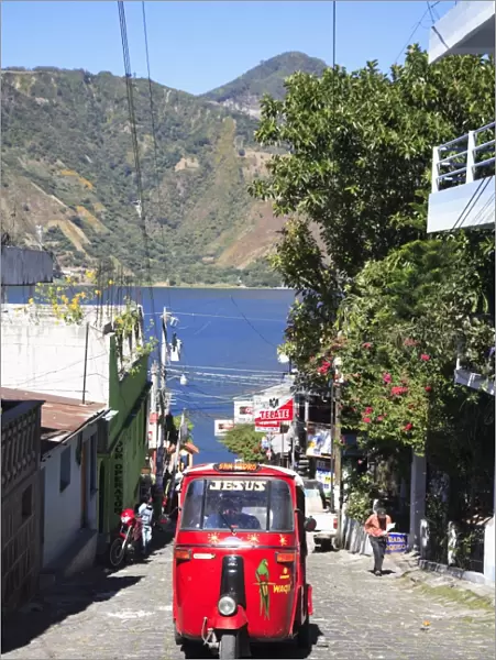 Auto rickshaw, San Pedro, San Pedro La Laguna, Lake Atitlan, Guatemala, Central America