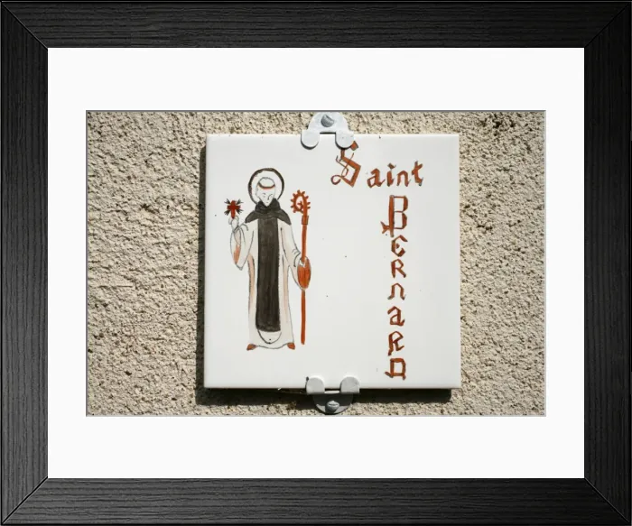 Framed Print : St. Bernard, Notre Dame de Fontgombault Abbey, Fontgombault, Indre, France, Europe Framed Print : St. Bernard, Notre Dame de Fontgombault Abbey, Fontgombault, Indre, France, Europe