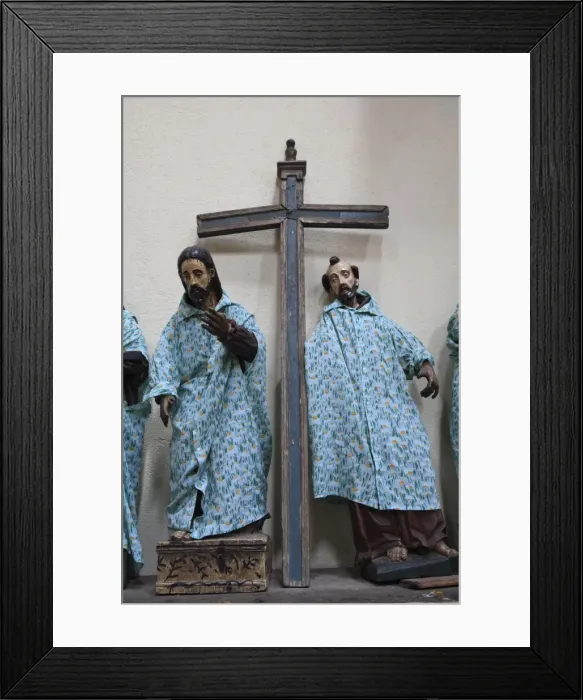 Framed Print : Saints dressed in handmade clothes in church, Santiago Atitlan, Lake Atitlan Framed Print : Saints dressed in handmade clothes in church, Santiago Atitlan, Lake Atitlan