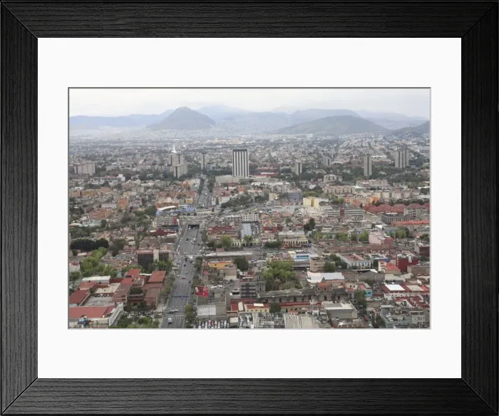Framed Print : Overview, Mexico City, Mexico, North America Framed Print : Overview, Mexico City, Mexico, North America