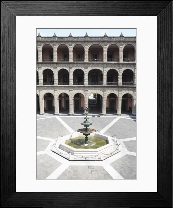 Framed Print : Interior courtyard, National Palace (Palacio Nacional), Zocalo, Plaza de la Constitucion Framed Print : Interior courtyard, National Palace (Palacio Nacional), Zocalo, Plaza de la Constitucion