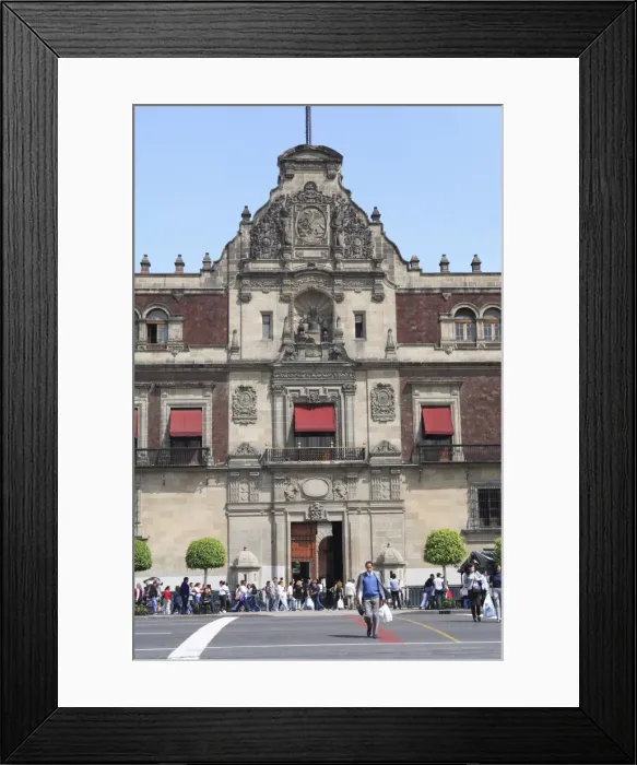 Framed Print : National Palace (Palacio Nacional), Zocalo, Plaza de la Constitucion, Mexico City Framed Print : National Palace (Palacio Nacional), Zocalo, Plaza de la Constitucion, Mexico City