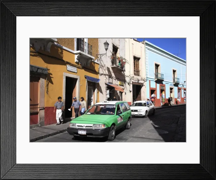 Framed Print : Street scene, Guanajuato, Guanajuato State, Mexico, North America Framed Print : Street scene, Guanajuato, Guanajuato State, Mexico, North America