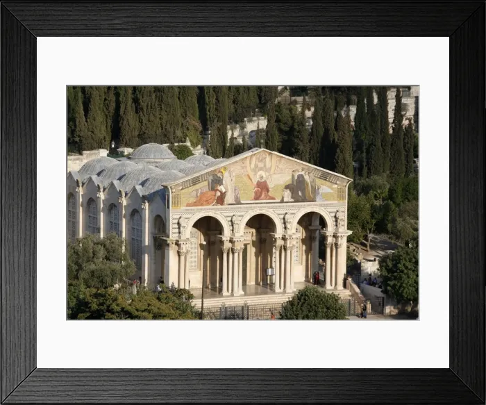 Framed Print : Church of All Nations, Mount of Olives, Jerusalem, Israel, Middle East Framed Print : Church of All Nations, Mount of Olives, Jerusalem, Israel, Middle East