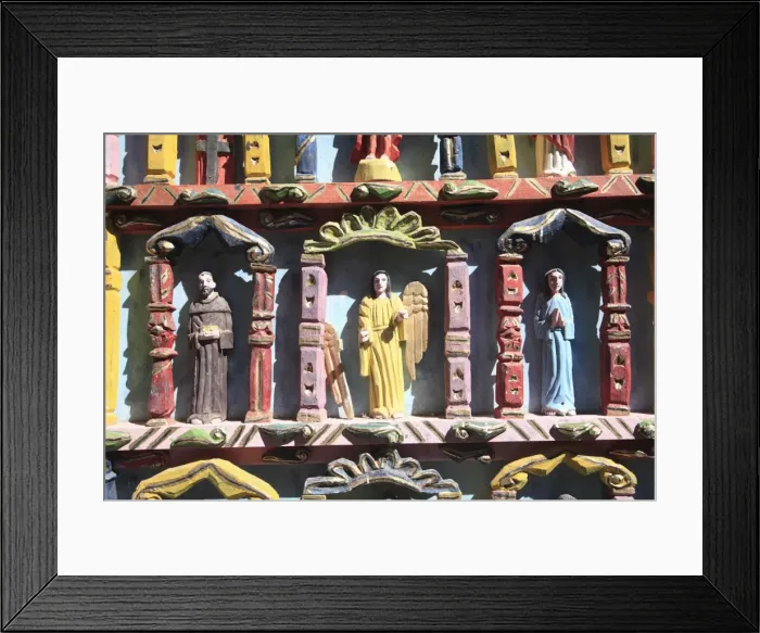 Framed Print : Religious folk art, San Miguel de Allende, San Miguel, Guanjuato State Framed Print : Religious folk art, San Miguel de Allende, San Miguel, Guanjuato State
