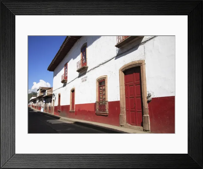 Framed Print : Colonial architecture, Patzcuaro, Patzcuaro, Michoacan state, Mexico, North America Framed Print : Colonial architecture, Patzcuaro, Patzcuaro, Michoacan state, Mexico, North America