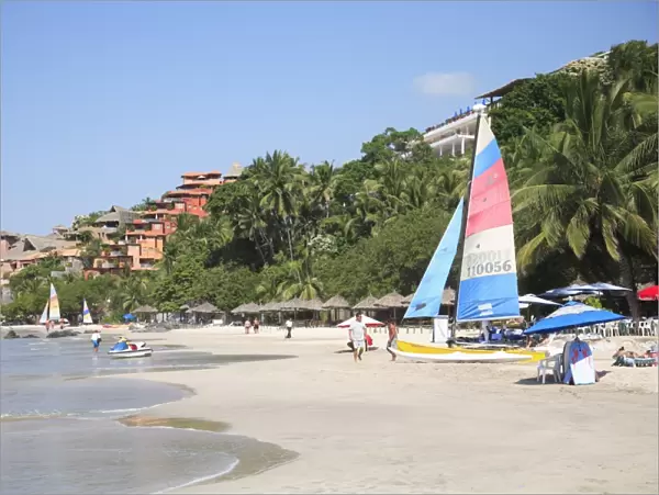 Playa La Ropa, Pacific Ocean, Zihuatanejo, Guerrero state, Mexico, North America