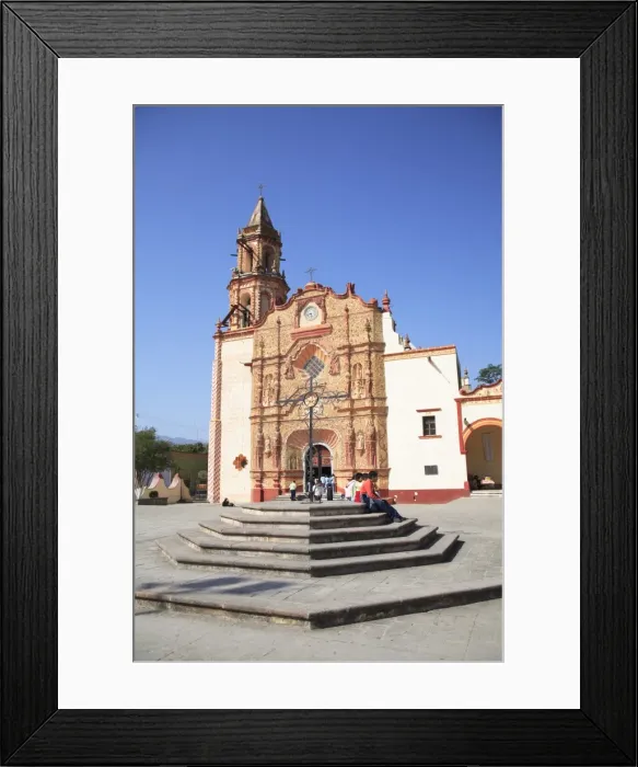 Framed Print : Jalpan Mission, UNESCO World Heritage Site (designed by Franciscan Fray Junipero Serra) Framed Print : Jalpan Mission, UNESCO World Heritage Site (designed by Franciscan Fray Junipero Serra)