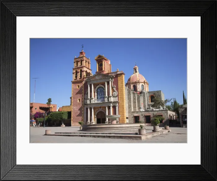 Framed Print : Plaza Miguel Hidalgo, Parroquia de Santa Maria de la Asuncion, Tequisquipan Framed Print : Plaza Miguel Hidalgo, Parroquia de Santa Maria de la Asuncion, Tequisquipan