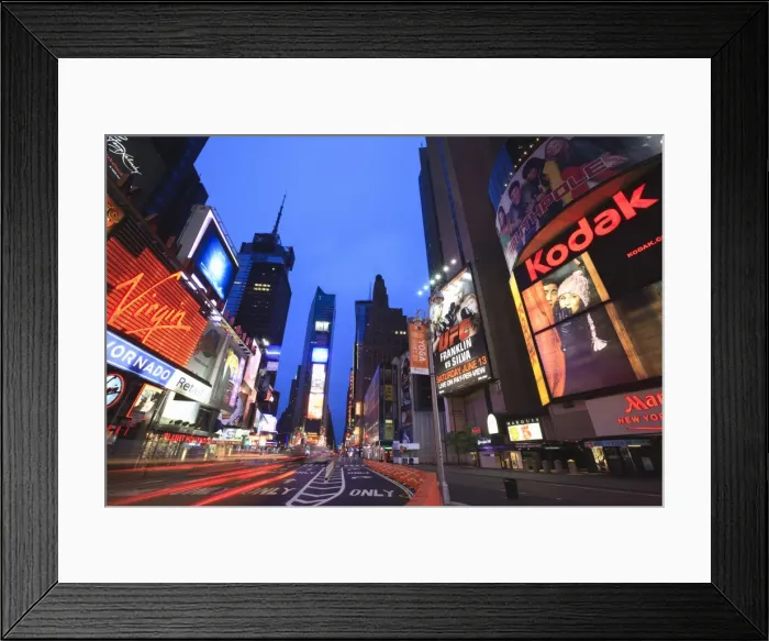 Framed Print : Times Square at dusk, Manhattan, New York City, New York, United States of America Framed Print : Times Square at dusk, Manhattan, New York City, New York, United States of America