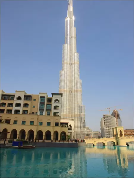 Burj Khalifa, formerly the Burj Dubai (Dubai Tower), the tallest tower in the world at 818m