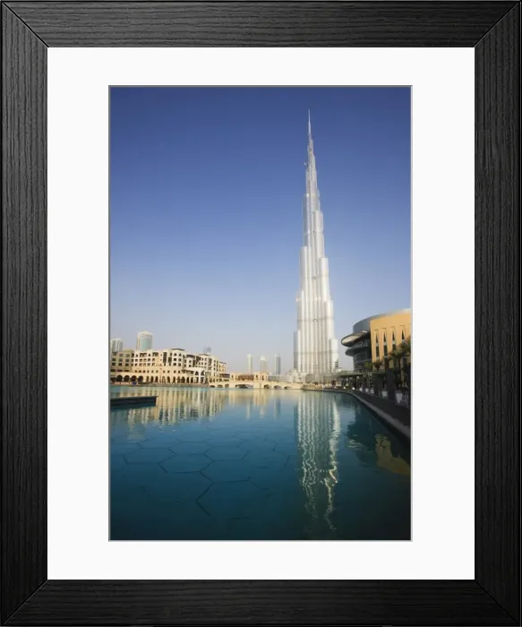 Framed Print : Burj Khalifa, formerly the Burj Dubai (Dubai Tower), the tallest tower in the world at 818m Framed Print : Burj Khalifa, formerly the Burj Dubai (Dubai Tower), the tallest tower in the world at 818m