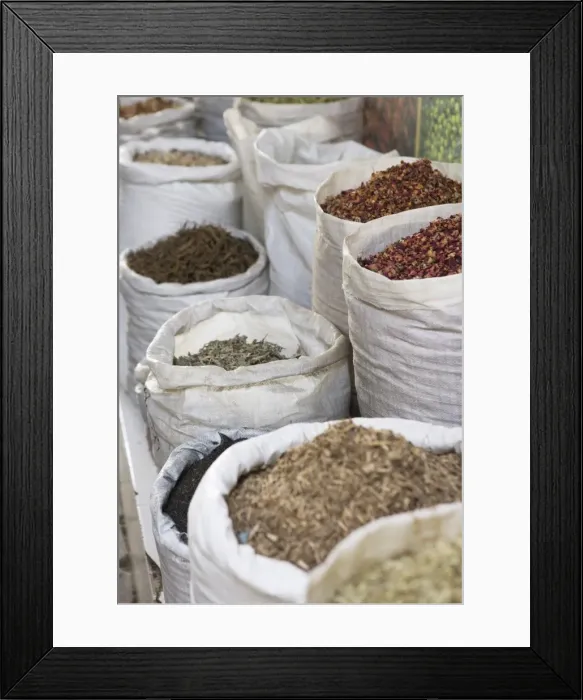 Framed Print : Spices for sale in the Spice Souk, Deira, Dubai, United Arab Emirates, Middle East Framed Print : Spices for sale in the Spice Souk, Deira, Dubai, United Arab Emirates, Middle East