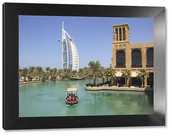 Madinat Jumeirah and Burj Al Arab Hotels, Jumeirah Beach, Dubai, United Arab Emirates