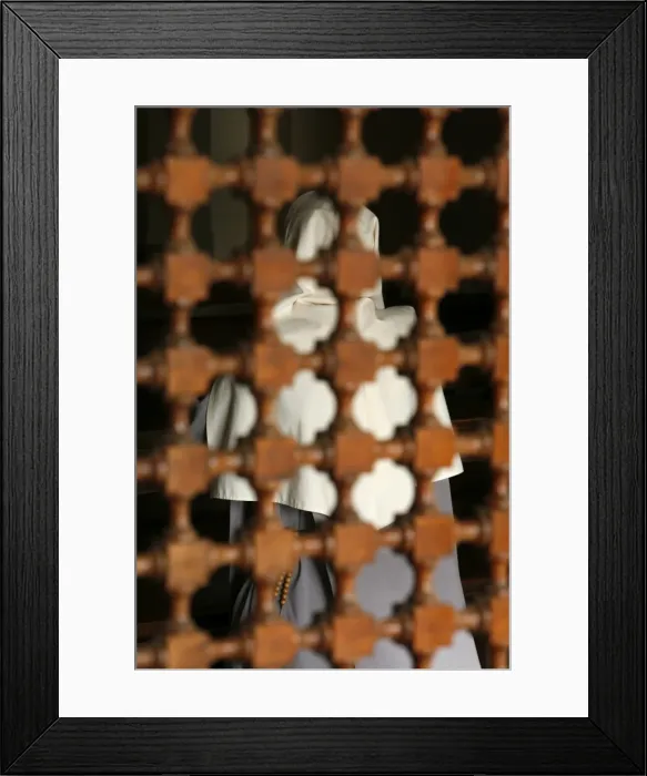Framed Print : Nun praying, Popenguine, Thies, Senegal, West Africa, Africa Framed Print : Nun praying, Popenguine, Thies, Senegal, West Africa, Africa