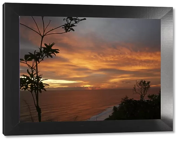 Sunset in Bali, Bali, Indonesia, Southeast Asia, Asia