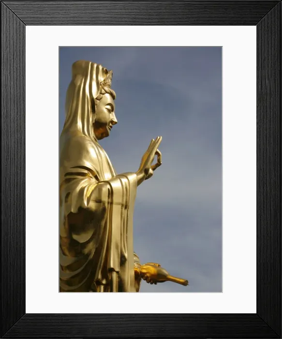 Framed Print : Bodhisattva, Sainte-Foy-Les-Lyon, Rhone, France, Europe Framed Print : Bodhisattva, Sainte-Foy-Les-Lyon, Rhone, France, Europe