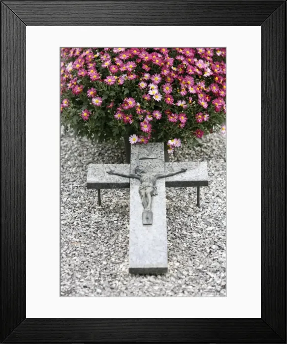 Framed Print : Grave, Chedde, Haute Savoie, France, Europe Framed Print : Grave, Chedde, Haute Savoie, France, Europe