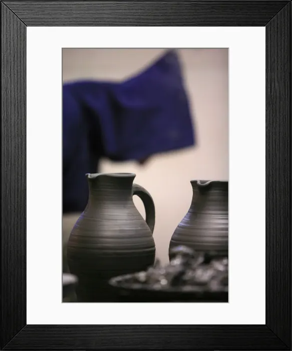 Framed Print : Pottery workshop at Sainte-Marie de la Pierre qui Vire Catholic abbey, Saint Leger Vauban Framed Print : Pottery workshop at Sainte-Marie de la Pierre qui Vire Catholic abbey, Saint Leger Vauban