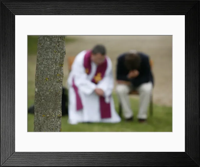Framed Print : Holy confession, Ars-sur-Formans, Ain, France, Europe Framed Print : Holy confession, Ars-sur-Formans, Ain, France, Europe