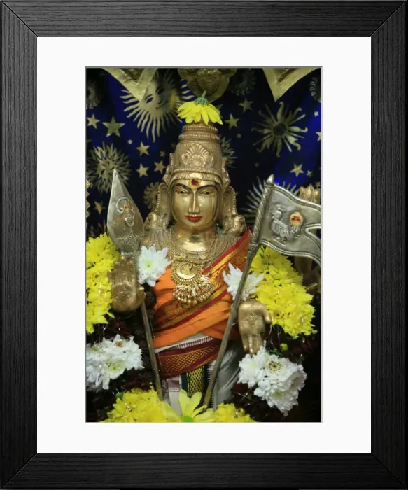 Framed Print : Tamil Hindu Goddess Murugan, Paris, France, Europe Framed Print : Tamil Hindu Goddess Murugan, Paris, France, Europe