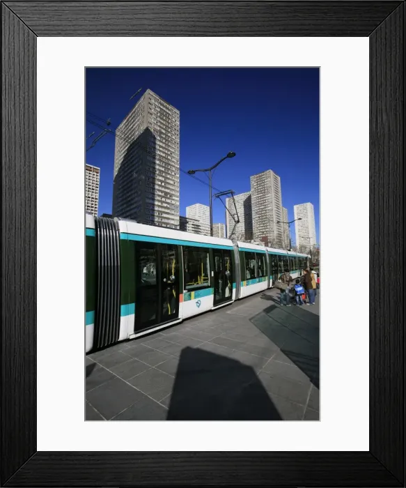 Framed Print : Paris tramway, Paris, France, Europe Framed Print : Paris tramway, Paris, France, Europe